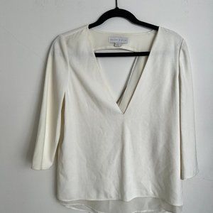 COOPER AND ELLA WHITE BLOUSE